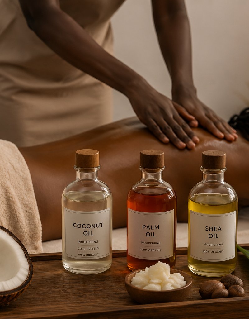 Traditional oils used in a beauty treatment